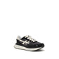 Black Nylon Athletic Sneakers