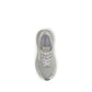 Silver Nylon Athletic Sneakers
