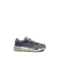 Blue Polyamide Chunky Sneakers
