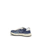 Blue Calf Leather Bos Taurus Athletic Sneakers