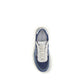 Blue Calf Leather Bos Taurus Athletic Sneakers