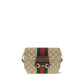 Beige Fabric Shoulder Bag