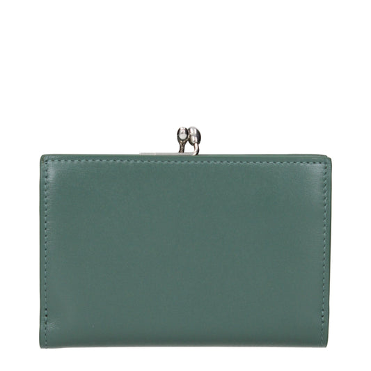 Green Leather Wallet