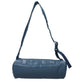 Blue Leather Crossbody Bag