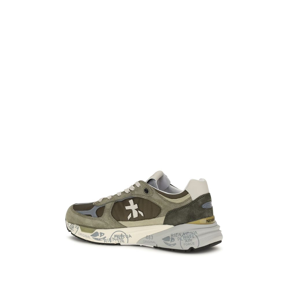 Bicolor Polyamide Chunky Sneakers