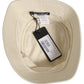 Men White Cotton Fisherman Bucket Hat