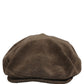 Men Brown Cotton Newsboy Cloth Capello Hat