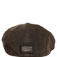 Men Brown Cotton Newsboy Cloth Capello Hat