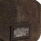 Men Brown Cotton Newsboy Cloth Capello Hat
