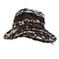 Women Multicolor Acrylic Tweed Bucket Capello Hat