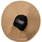 Women Brown Cotton Knit WideBrim Bucket Capello Hat