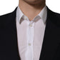Black Wool Single Breasted Men Blazer Jacket