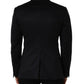 Black Cashmere Single Breasted Blazer Jacket