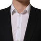 Black Wool Single Breasted Blazer Jacket
