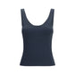 Blue Cotton Tank Tops