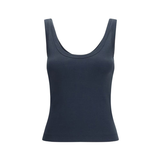 Blue Cotton Tank Tops
