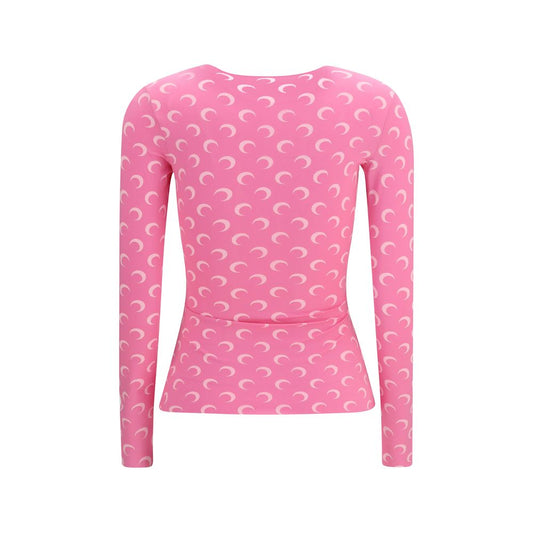 Multicolor Polyamide Long Sleeve T-Shirt