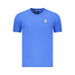 Blue Cotton Men's T-Shirt