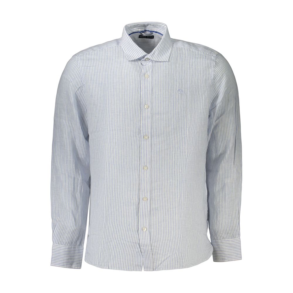 Azzurro Linen Mens Shirt