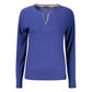 Blue Viscose Women's Shirt