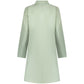 Green Cotton Women's Coat