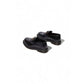 Black Leather Slip-On Loafers