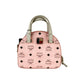 MCM Signature Half Moon Top Handle Crossbody Bag