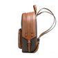 Michael Kors Jaycee Large Brown Signature PVC Shoulder Backpack Bookbag