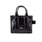 Marc Jacobs The Shiny Crinkle Micro Tote Black Leather Crossbody Bag Handbag