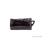 Marc Jacobs The Shiny Crinkle Micro Tote Black Leather Crossbody Bag Handbag