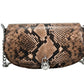 Michael Kors Mila Small Snakeskin Messenger Crossbody Bag