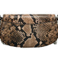 Michael Kors Mila Small Snakeskin Messenger Crossbody Bag