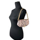Michael Kors Mila Small Snakeskin Messenger Crossbody Bag