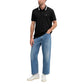 Black Cotton Polo Shirt