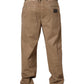 Beige Cotton Straight Leg Men Trouser Pants