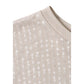 Beige Polyester T-Shirt