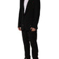 Black Crystal Embellished 2 Piece Suit