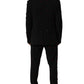 Black Crystal Embellished 2 Piece Suit