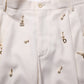 White Wool Slim Fit Formal 2 Piece Men Suit