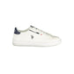 White Polyurethane Men's Sneaker