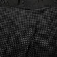 Black Polka Dot Cotton Dress Trouser Pants