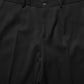 Black Wool Tapered Men Dress Trouser Pants