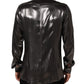 Silver Satin Silk Long Sleeves Men Dress Shirt