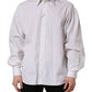 White Stripes Cotton Men Formal Dress Shirt