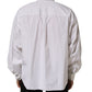 White Stripes Cotton Men Formal Dress Shirt