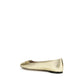 Gold Napa Leather / Calf Bos Taurus Ballet Flats