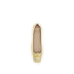 Gold Napa Leather / Calf Bos Taurus Ballet Flats