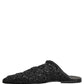 Black Mules Slides Slippers Men Flats Shoes
