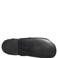 Black Straw Raffia Slides Sandals Flats Shoes