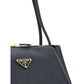Black Calf Leather Bos Taurus Handbag